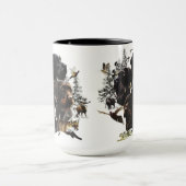 Mug Pointeur À poils durs allemand (Centre)