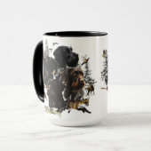 Mug Pointeur À poils durs allemand (Devant gauche)