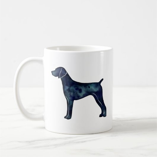 Mug Pointeur allemand à poils courts Couleur noire (Gauche)