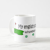 Mug Pointeur anglais (Devant gauche)