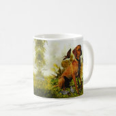 Mug Pointeur anglais, chasse aux oiseaux (Devant droit)
