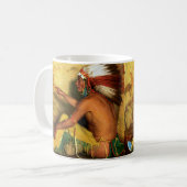 Mug Pointeur avec fierté à son dossier (Devant gauche)