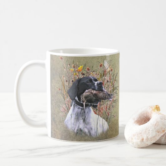 Mug Pointeur, Chasse Bécasse (Avec donut)
