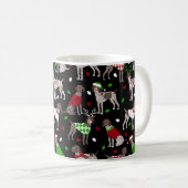 Mug Pointeur court allemand de Noël (Devant droit)