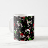 Mug Pointeur court allemand de Noël (Devant gauche)