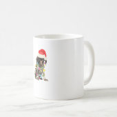 Mug Pointeur court allemand Design de Noël (Devant droit)