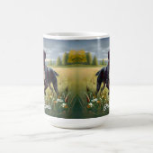 Mug Pointeur court allemand en cours d'exécution (Centre)