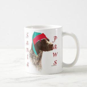 Mug Pointeur court allemand Père Noël Paws