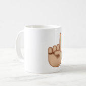 Mug Pointeur vers le haut - Emoji (Devant gauche)