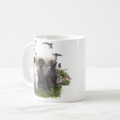 Mug Pointeurs à cheveux courts allemands (GSP), un phè (Devant gauche)