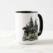 Mug Pointeurs À poils durs allemands, Art (Devant droit)