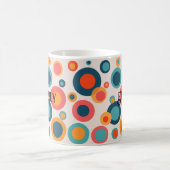 Mug Points Abstraits colorés (Centre)
