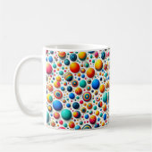 Mug Points Abstraits Rétro géométrique (Gauche)