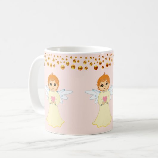 Mug Points Angel et Or Confetti (Devant gauche)