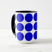 Mug Points bleus à pois (Devant gauche)