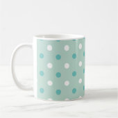 Mug Points bleus verts (Gauche)