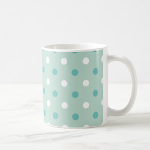 Mug Points bleus verts