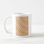 Mug POINTS Brown d'or des RAYURES d'or n. CADEAUX (Gauche)