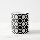 Mug Points & Carrés / noir blanc + vos idées (Centre)