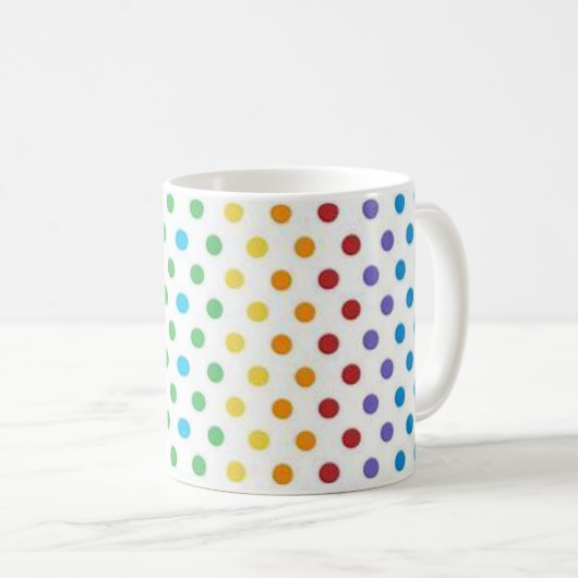 Mug Points colorés (Devant droit)