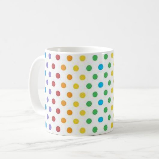 Mug Points colorés (Devant gauche)
