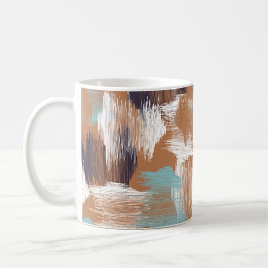 Mug Points colorés motifs sans couture (Gauche)