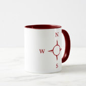 Mug Points Compass (Devant droit)