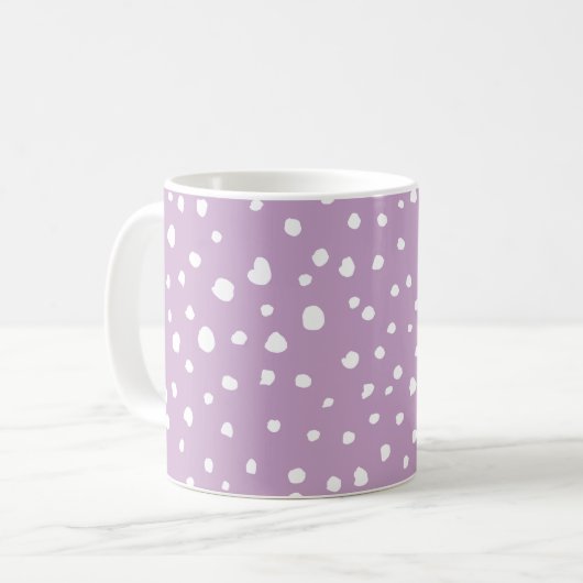 Mug Points Dalmatiens Lilac, Points Dalmatiens, Pots D (Devant gauche)