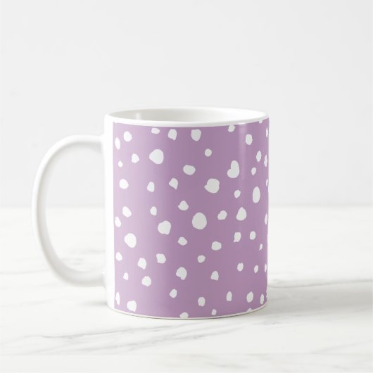 Mug Points Dalmatiens Lilac, Points Dalmatiens, Votre  (Gauche)