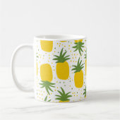 Mug Points d'ananas : Conception de fruits d'été (Gauche)