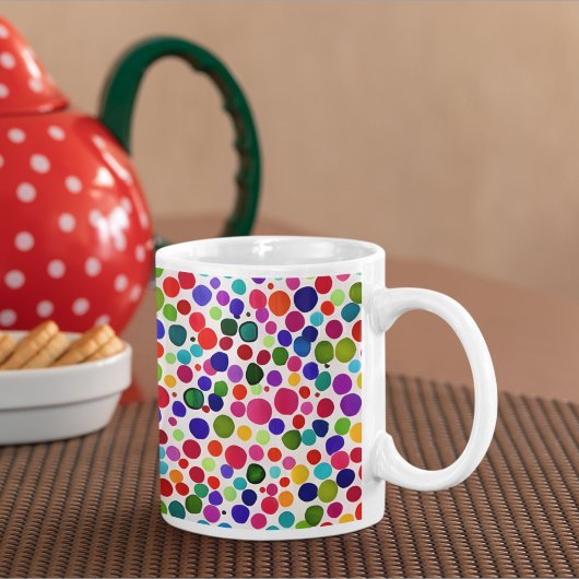 Mug Points d'aquarelle bijoux