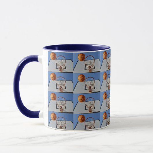 Mug Points De Bal De Basketball, (Gauche)