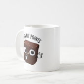 Mug Points de Brownie Blague de Snack Drôle (Devant gauche)