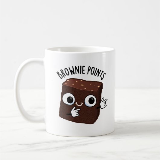 Mug Points de Brownie Blague de Snack Drôle (Gauche)