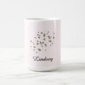 Mug Points de confettis avec nom (Centre)