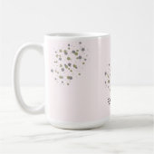 Mug Points de confettis avec nom (Gauche)
