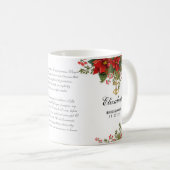 Mug Points de Noël Mariage catholique (Devant droit)
