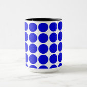 Mug Points de polka -Bleu royal (Centre)