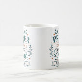 Mug Points de prière qui me dirigent vers le Christ Ci (Centre)