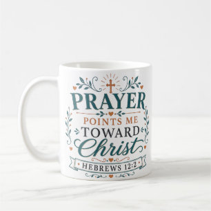 Mug Points de prière qui me dirigent vers le Christ Ci