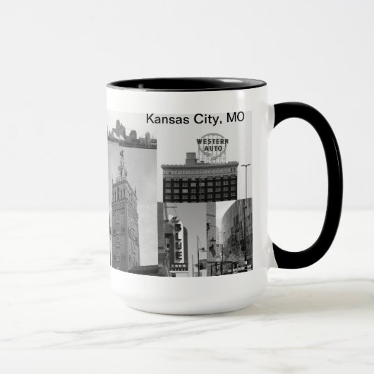 Mug Points de repère de Kansas City (Droite)