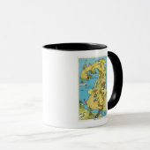 Mug Points d'intérêt sur Cape Cod (Devant droit)