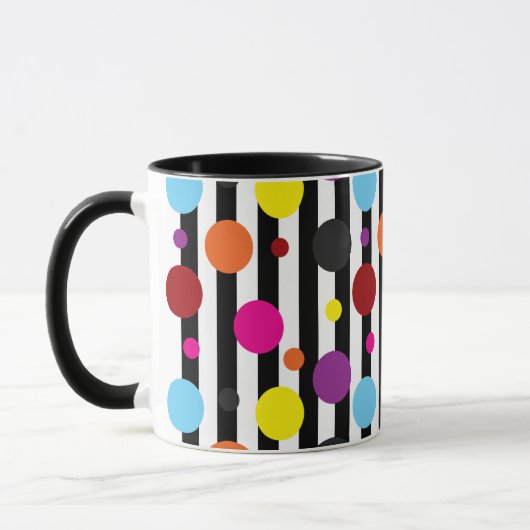 Mug Points Et Bandes (Gauche)