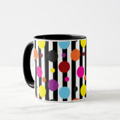 Mug Points Et Bandes (Devant gauche)