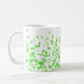 Mug Points Et Étoiles Vert Néon (Gauche)