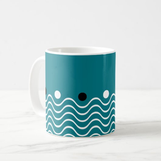 Mug Points et Squigles joués et vibrants (Devant gauche)
