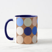 Mug Points géants du milieu du siècle, Taupe Tan, Beig (Gauche)