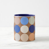 Mug Points géants du milieu du siècle, Taupe Tan, Beig (Centre)