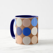 Mug Points géants du milieu du siècle, Taupe Tan, Beig (Devant gauche)