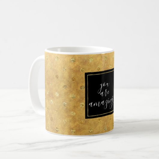 Mug Points Gold Chic (Devant gauche)